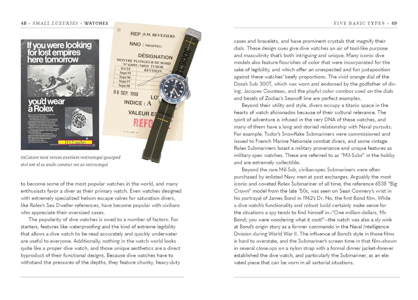 Watches - Small Luxuries