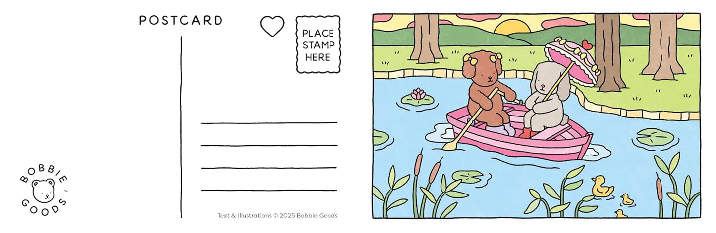 Bobbie Goods Postcard Coloring Book - 20 Postcards