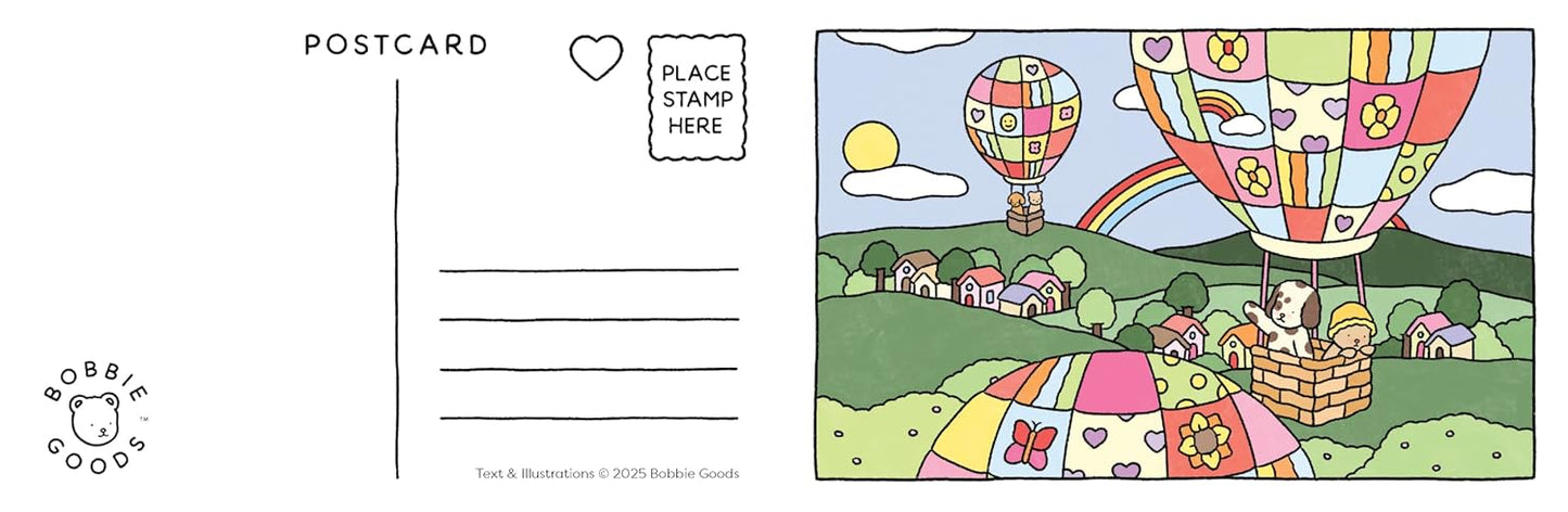 Bobbie Goods Postcard Coloring Book - 20 Postcards