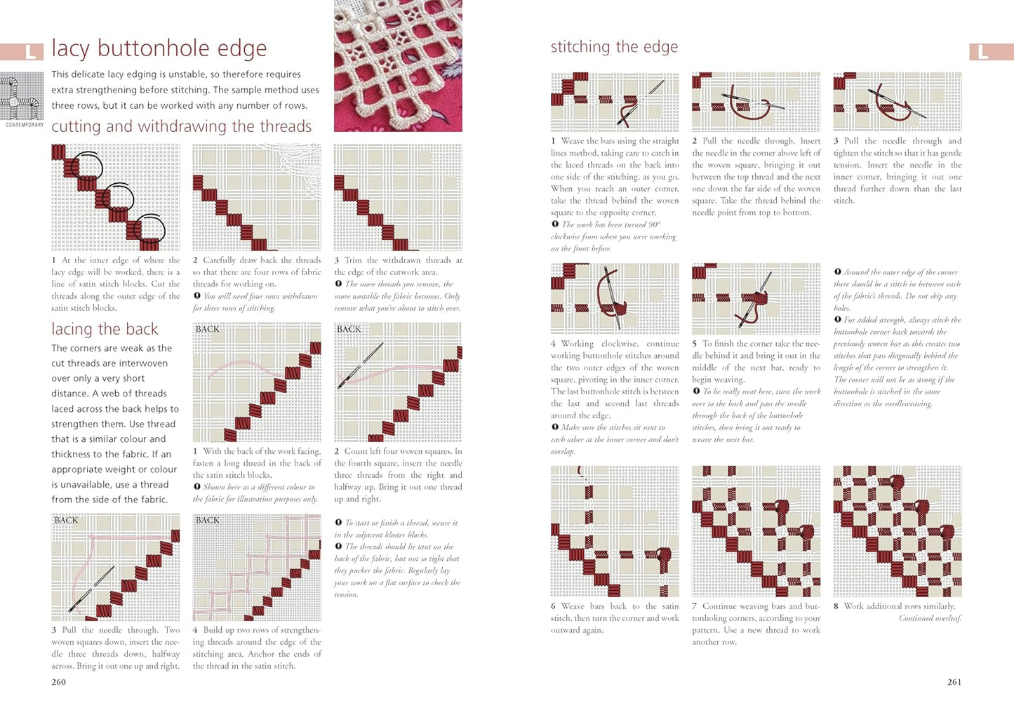 Hardanger Filling Stitches