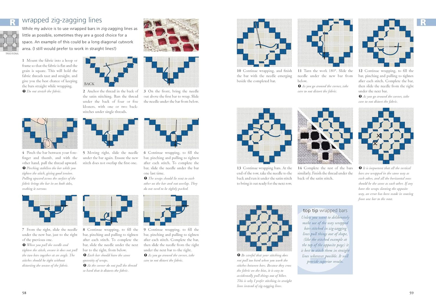 Hardanger Filling Stitches