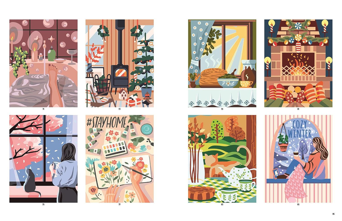 Color by Numbers - Cozy Home