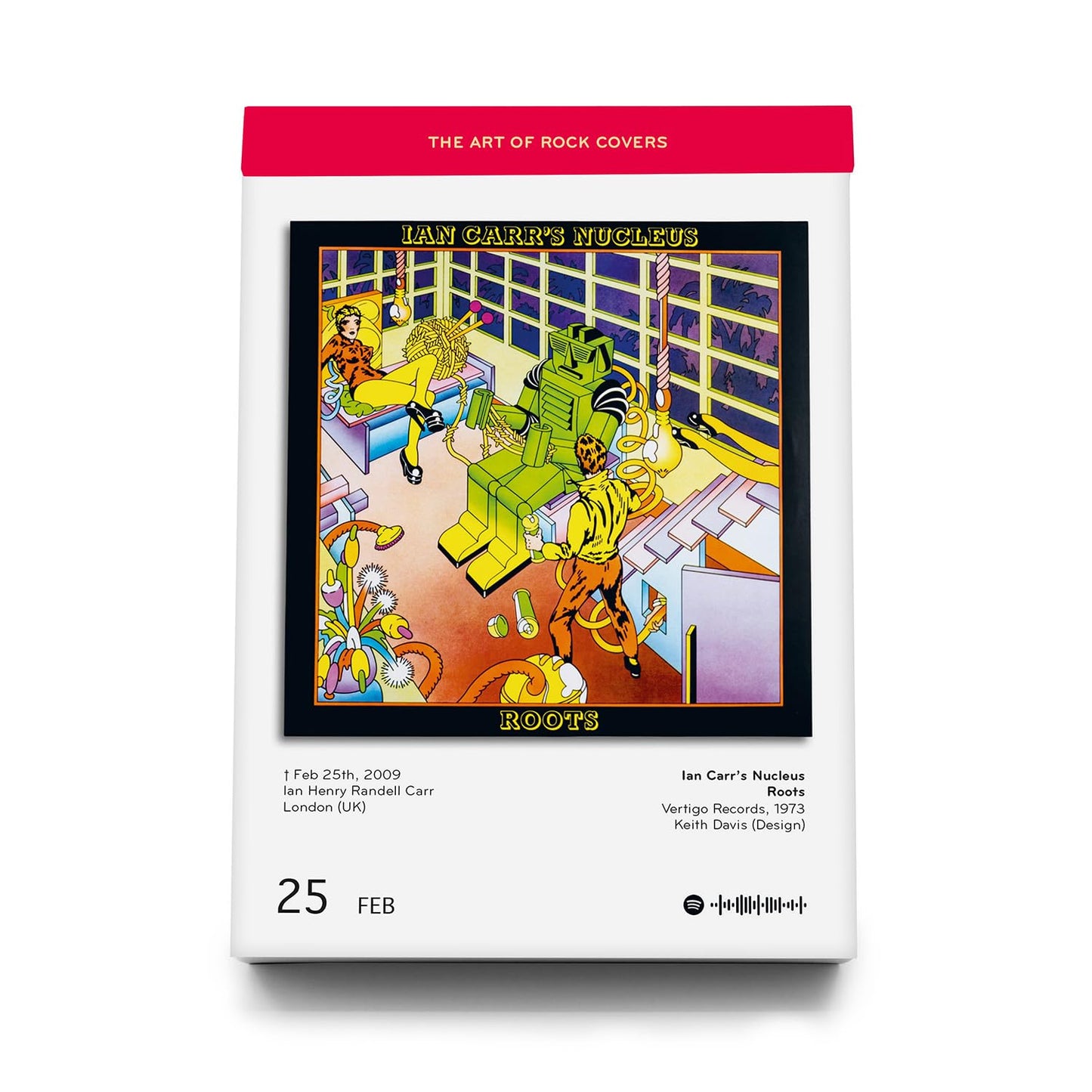 The Art of Rock Covers Calendar