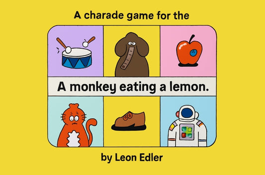 A Monkey Eating a Lemon