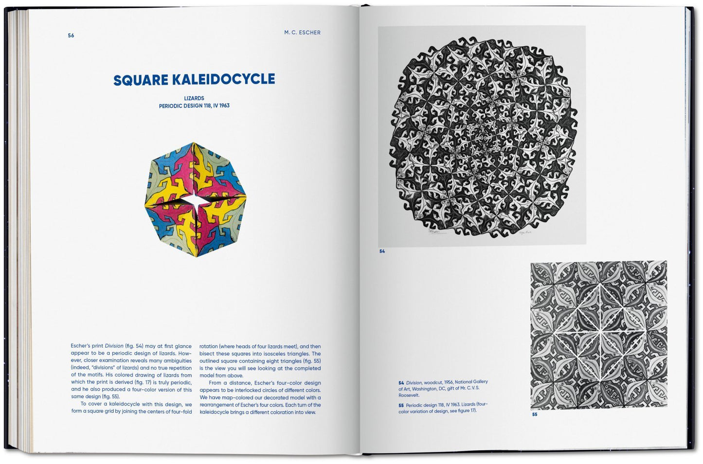 M.C. Escher. Kaleidocycles