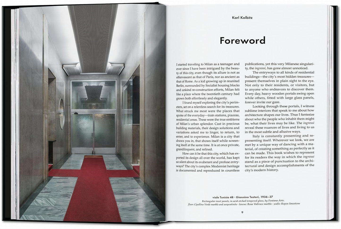 Entryways of Milan. Ingressi di Milano. 45th Edt.