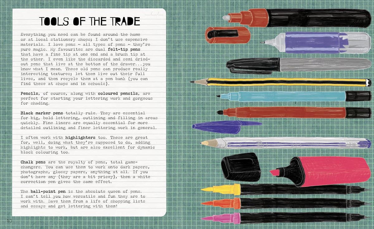 Groovy Hand Lettering Workbook