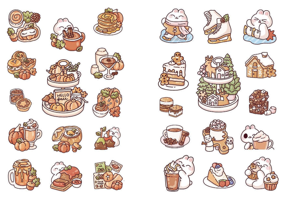 Cozy Moments: A Cute 'n' Cozy Little Sticker Book
