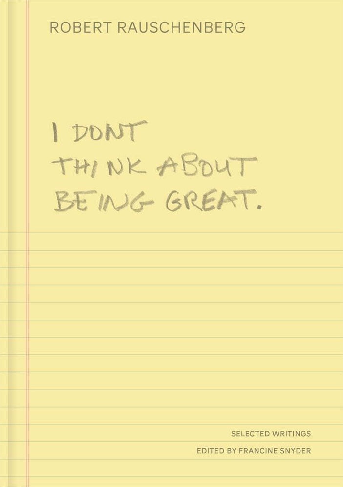 I Don't Think About Being Great